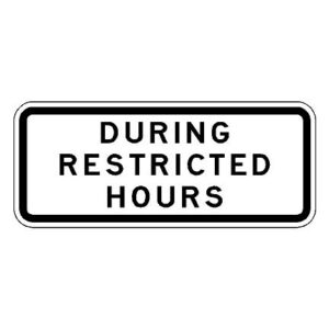During Restricted Hours