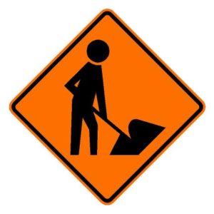 W21-1 Workers Ahead Sign (Symbol)