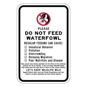 Do Not Feed Signs