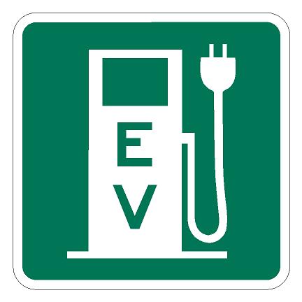 Electric Vehicle Sign EV Parking