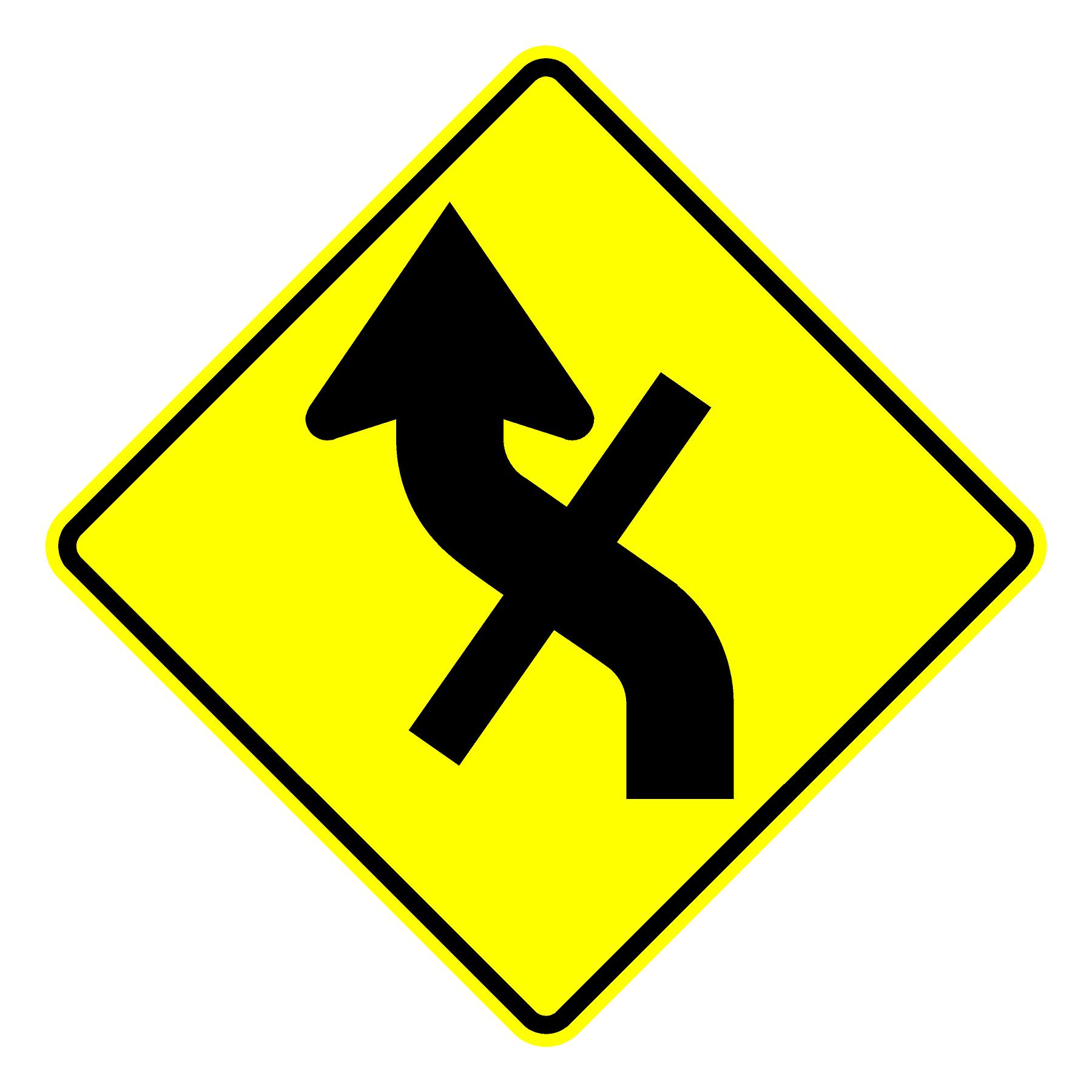 W1-10eL Left Reverse Curve with Cross Intersection