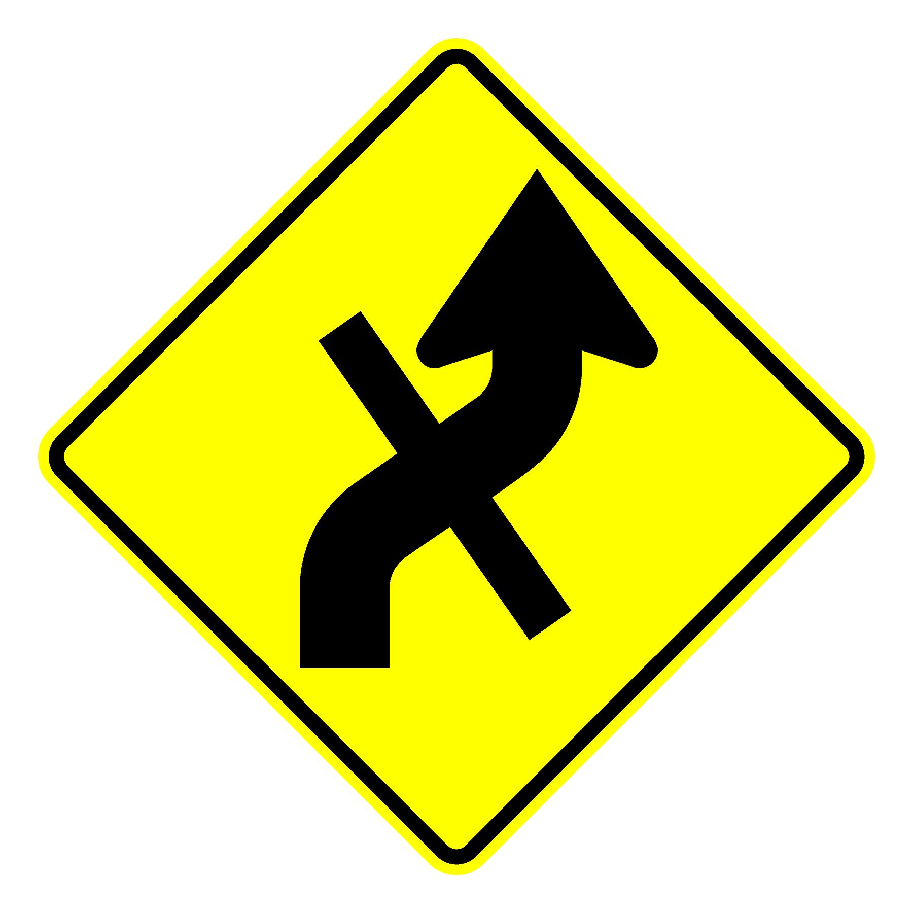 W1-10eR Right Reverse Curve with Cross Intersection